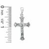 Thumbnail Image 1 of Flat Crucifix Charm in Sterling Silver
