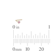 Thumbnail Image 3 of 14K Solid White Gold CZ Multi-Colored Nose Stud Set - 24G