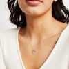 Thumbnail Image 2 of Journey Cubic Zirconia Heart Pendant in Sterling Silver