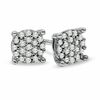 Thumbnail Image 1 of 1/10 CT. T.W. Diamond Composite Earrings in 10K White Gold