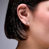 Thumbnail Image 2 of 1/10 CT. T.W. Diamond Composite Earrings in 10K White Gold