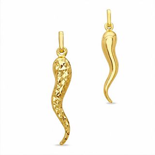 Horn Charm in 10K Gold