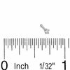 Thumbnail Image 1 of 14K White Gold Diamond Accent Nose Stud - 22G
