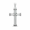 Thumbnail Image 0 of Fancy Cross Charm in Sterling Silver