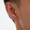 Thumbnail Image 4 of 10K Solid White Gold CZ Studs