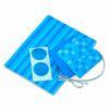 Thumbnail Image 1 of Blue Stripe Gift Wrap Instant Small Square Box