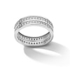 Thumbnail Image 0 of Cubic Zirconia Double Row Channel Band in Sterling Silver