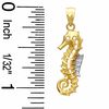 Thumbnail Image 2 of Seahorse Charm in 10K Two-Tone Gold
