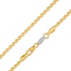 016 Gauge Diamond-Cut Rope Chain Necklace in 10K Solid Gold Bonded Sterling Silver - 18"