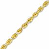 Thumbnail Image 1 of 3mm Rope Chain Bracelet in Sterling Silver with 10K Gold Plate - 8&quot;