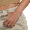 Thumbnail Image 3 of 016 Gauge Rope Chain Bracelet in 10K Hollow Tri-Tone Gold - 7"