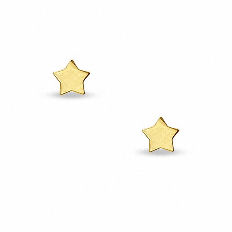 Child's Star Stud Earrings in 10K Gold