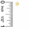 Child's Star Stud Earrings in 10K Gold