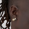 Thumbnail Image 3 of Diamond Accent Curved Frame Square Earrings in 10K Gold
