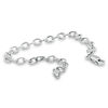 Thumbnail Image 1 of Child's Sterling Silver Link Charm Bracelet - 6.5"