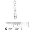Thumbnail Image 2 of Child's Sterling Silver Link Charm Bracelet - 6.5"