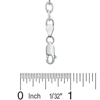 Child's Sterling Silver Link Charm Bracelet - 6.5"