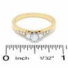 Thumbnail Image 2 of 1/3 CT. T.W. Diamond Three Stone Promise Ring in 10K Gold - Size 7