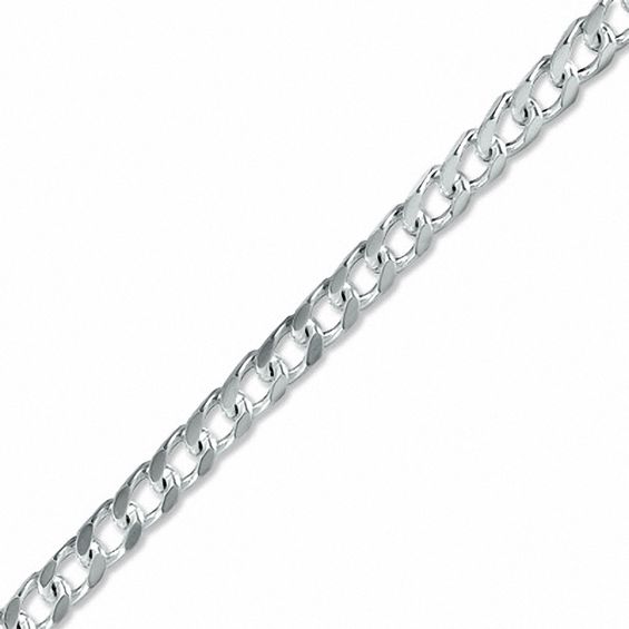 150 Gauge Curb Chain Bracelet in Sterling Silver - 8"