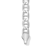 Thumbnail Image 4 of Made in Italy 120 Gauge Flat Mariner Link Chain Bracelet in Solid Sterling Silver - 8"