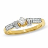 Thumbnail Image 0 of 1/4 CT. T.W. Diamond Engagement Ring in 10K Gold - Size 7