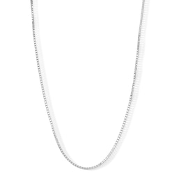 Made in Italy 125 Gauge Box Chain Necklace in Solid Sterling Silver - 16&quot;