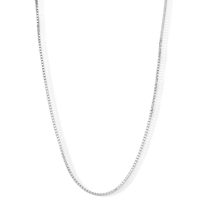 Made in Italy 125 Gauge Box Chain Necklace in Solid Sterling Silver - 16"