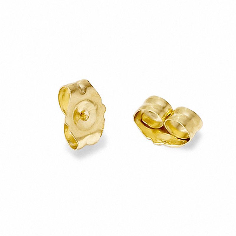 Earring Back, Yellow Gold (single)