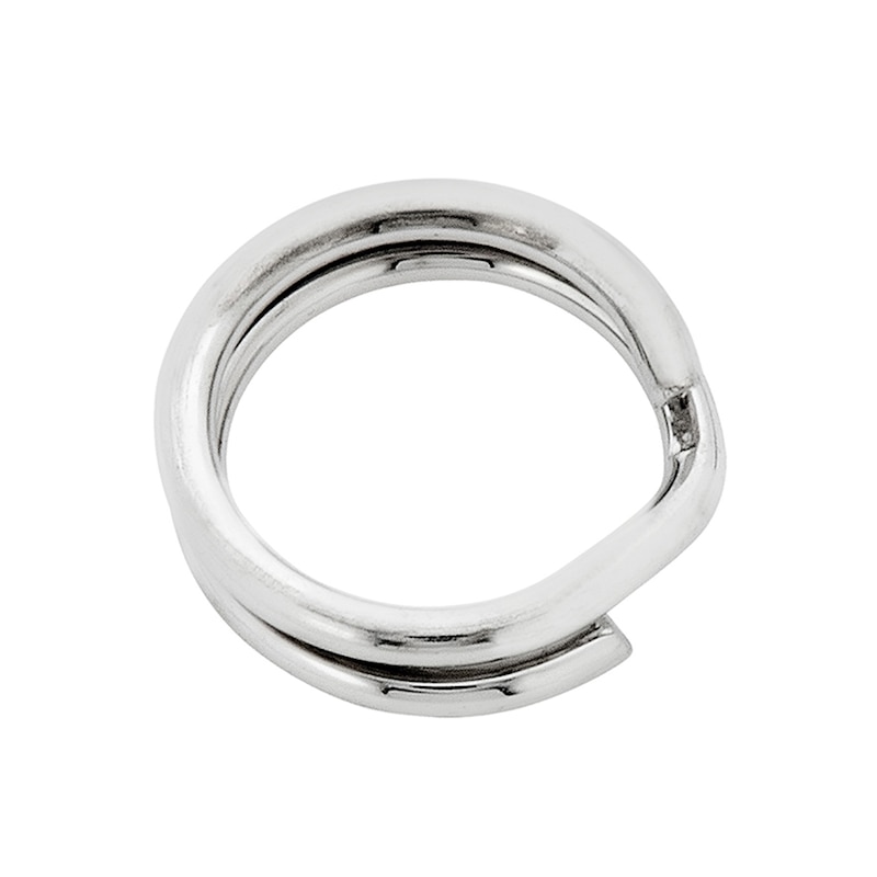 Sterling Silver Round Split Ring - 0.027" Wire (1 piece)