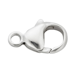 Sterling Silver Small Oval Lobster Claw