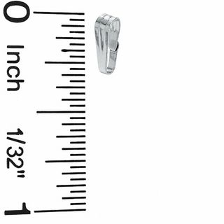 Sterling Silver Ribbed Bail Locket