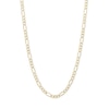 Thumbnail Image 1 of 10K Gold Bonded Pavé Figaro Chain Made in Italy - 18"
