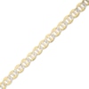 Thumbnail Image 1 of 5.4mm Pavé Mariner Chain Bracelet in Sterling Silver with 10K Gold Plate - 8"