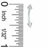 018 Gauge Ball and Spike Curved Barbell Set in Solid Stainless Steel - 5/16"