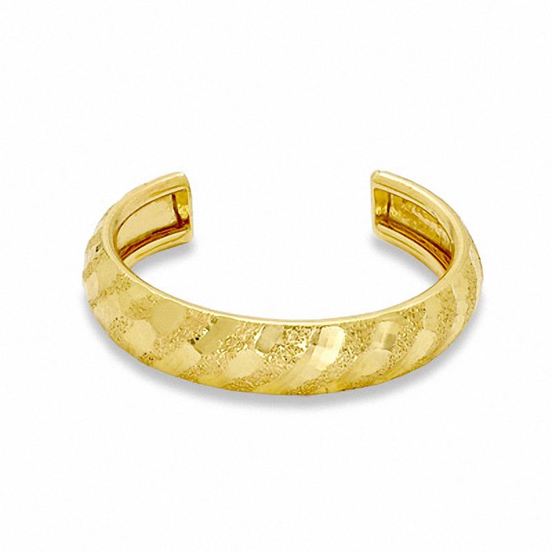 5mm Solid 14k Yellow Gold Double Heart .02ct Diamond Toe Ring 5mm Solid 14k Yellow Gold Double Heart .02ct Diamond Toe Ring