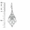Thumbnail Image 1 of Sterling Silver Chandelier with Pear-Drop Earrings