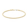 2.3mm Rope Chain Anklet in 10K Gold Bonded Sterling Silver - 10"