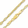 10K Gold Over Sterling Silver 3.2mm Mariner Necklace - 20"