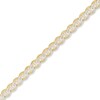 Thumbnail Image 1 of Made in Italy 100 Gauge Pavé Mariner Chain Bracelet in 10K Gold Bonded Sterling Silver - 10"