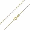 Thumbnail Image 1 of 017 Singapore Chain Necklace in 10K Tri-Tone Gold - 18"