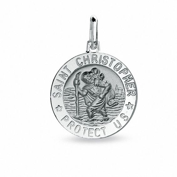 Sterling Silver St. Christopher Medallion