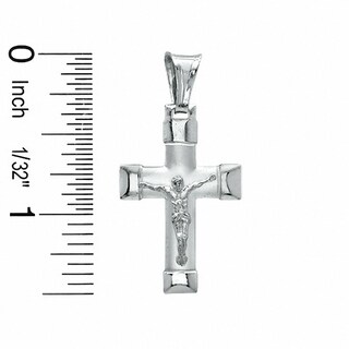 Crucifix Charm in Sterling Silver