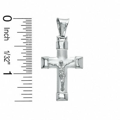 Crucifix Charm in Sterling Silver
