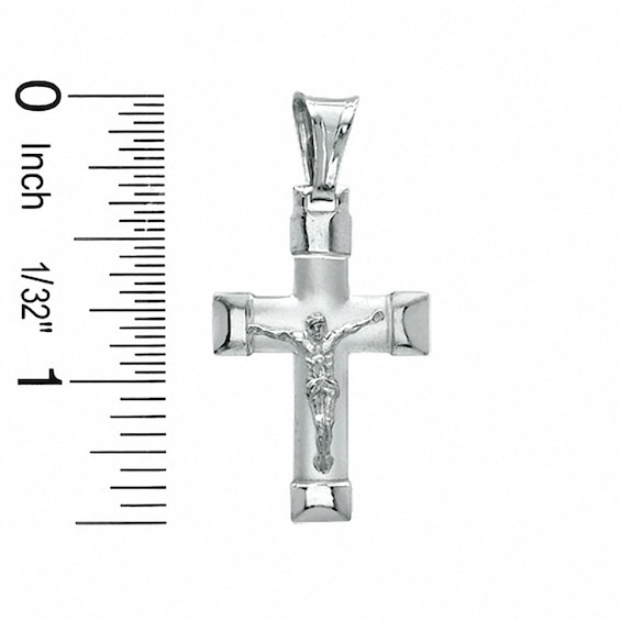 Crucifix Charm in Sterling Silver