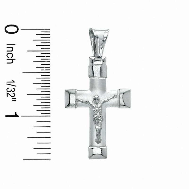 Crucifix Charm in Sterling Silver