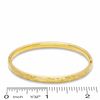 Thumbnail Image 2 of Child's Adjustable 14K Gold Fill Engraved Bangle - 6.25"