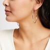 Thumbnail Image 2 of 60mm Twisted Hoop Earrings in Hollow Sterling Silver