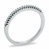 Diamond Accent Stackable Band in 10K White Gold - Size 7