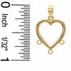 Thumbnail Image 2 of Heart Charm Holder in 10K Gold