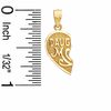 Thumbnail Image 2 of Child's Daughter/Mom Heart Breakable Charm in 10K Gold